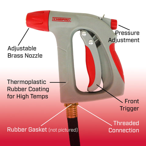 Chapin 4695 thermoplastic-coated body for durability at high temperatures