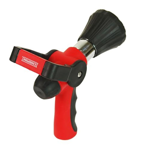 Chapin 4699 fireman-style nozzle adjustable spray showcases versatile watering options.