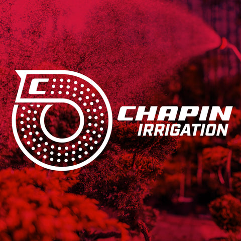 Chapin 4980 pulsating pattern delivers a soft spray across beds and lawns