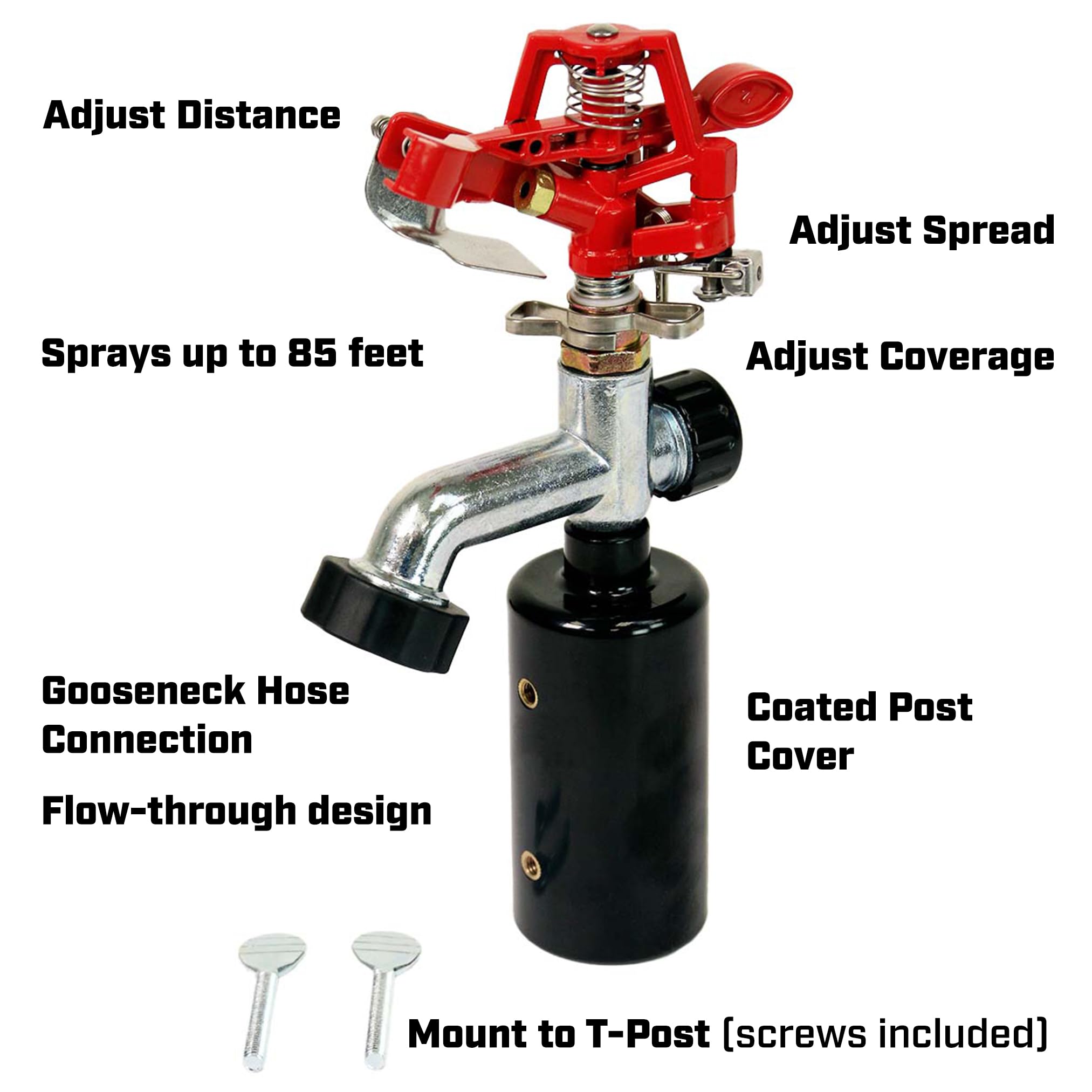 Chapin 4984 flow-through hose connection for easy daisy-chaining