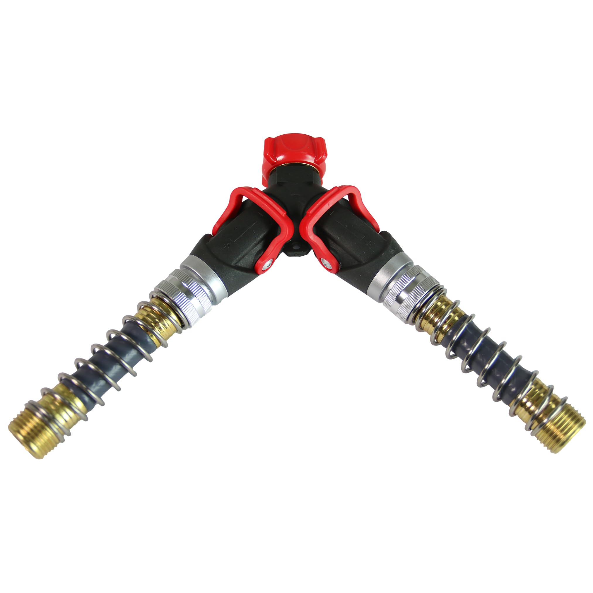 Chapin 6-9482 deluxe Y-splitter enables two simultaneous watering tasks for efficiency.