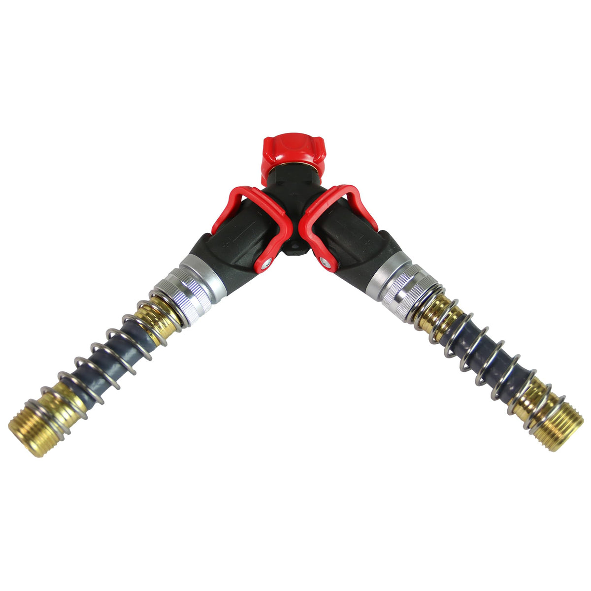 Chapin 6-9482 deluxe Y-splitter enables two simultaneous watering tasks for efficiency.