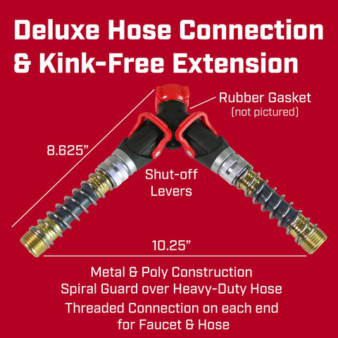 Chapin 6-9482 kink-free extensions offer flexible routing for uninterrupted watering.