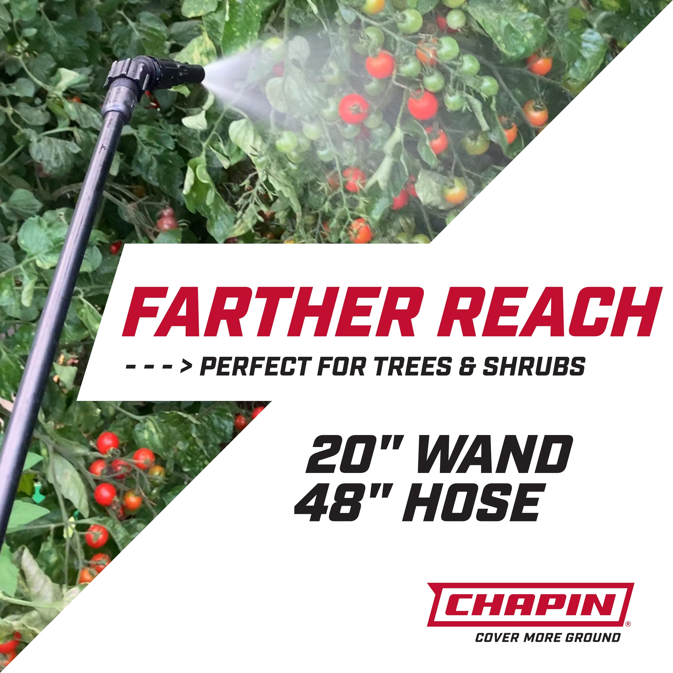 Chapin 60114 adjustable cone nozzle provides precise spray patterns