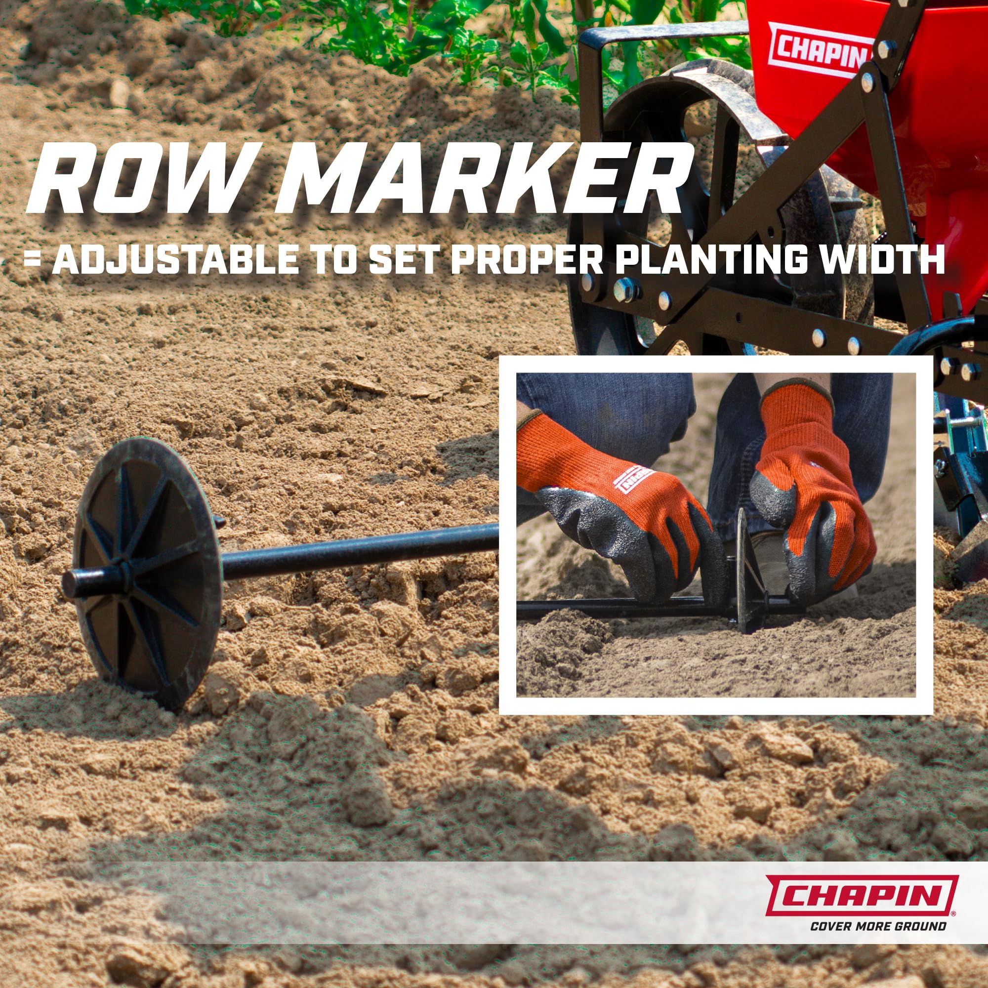Chapin 8701B powder-coated frame delivers durable, rust-resistant construction.