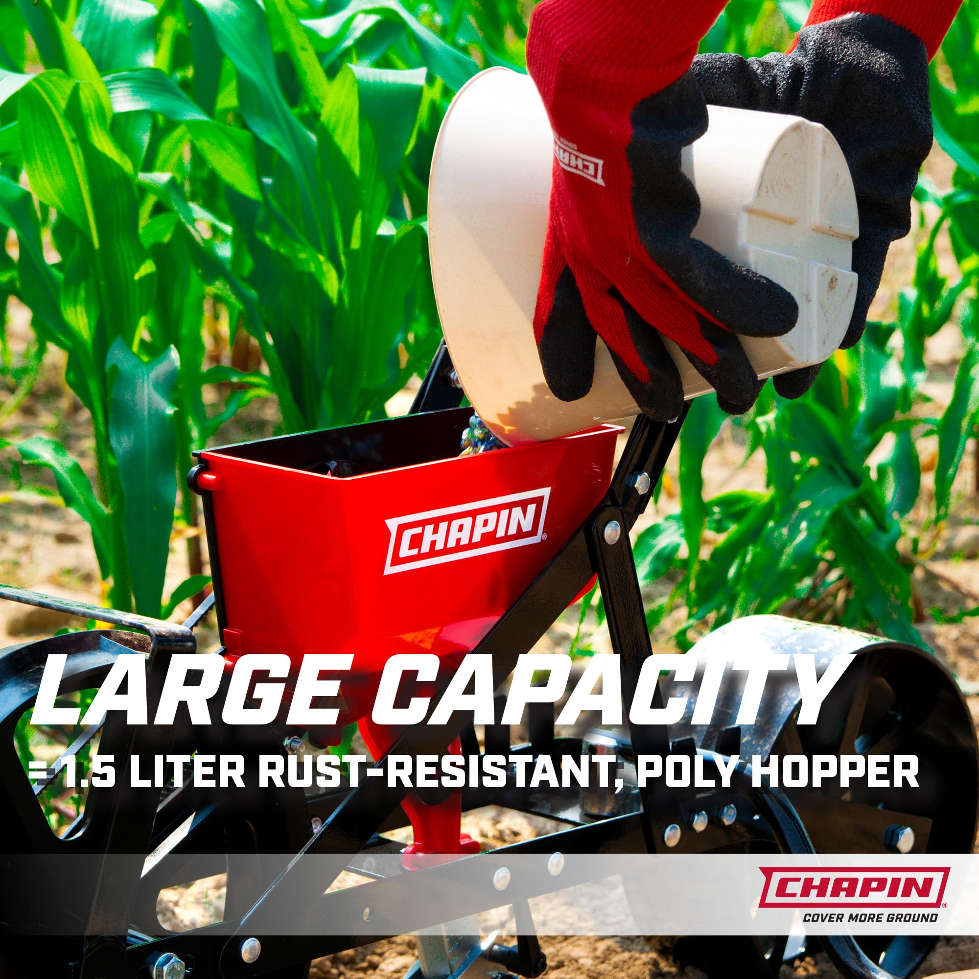 Chapin 8701B row marker for precise row spacing.