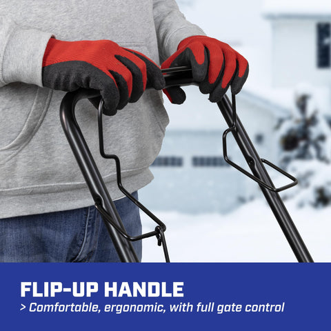 Chapin SaltPro enclosed gears protect components in wet weather.