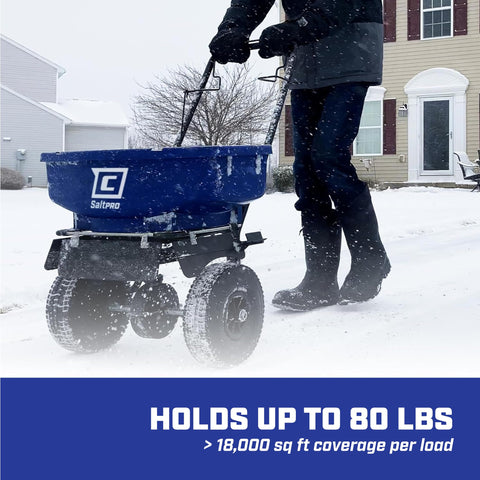 Chapin 88300B spiked auger breaks up clumps for smooth flow of ice melt.