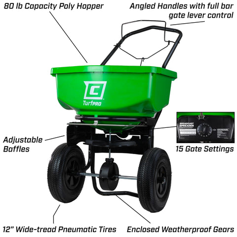 Chapin 89200A spreader pull-bar allows easy gate opening adjustments.