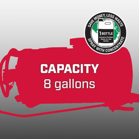 Chapin 97084 chemical-resistant poly tank suitable for fertilizers and pesticides.