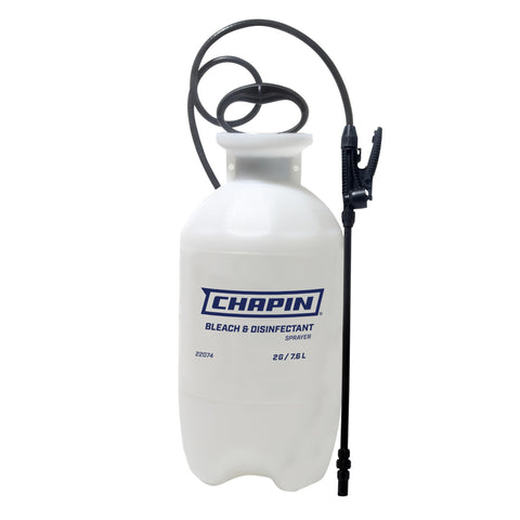 Chapin 2-gallon bleach sprayer with funnel-top for easy refilling and even coverage