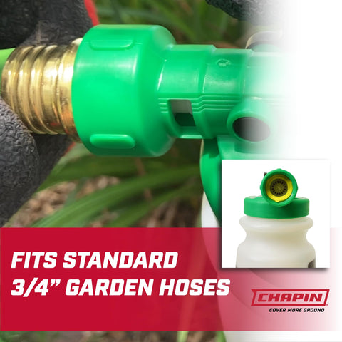 Chapin G390 anti-siphon valve protects your water supply during spraying