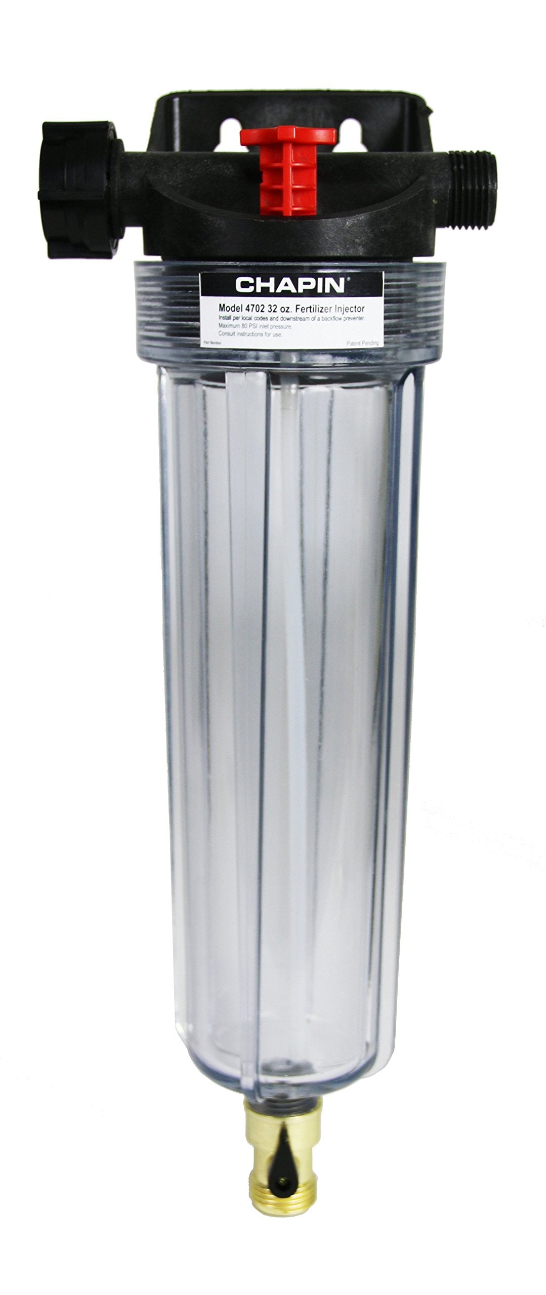 Chapin HydroFeed 32oz tank with clear view for easy monitoring during irrigation