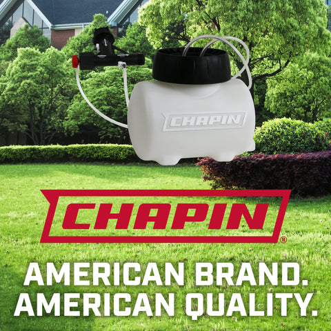 Chapin HydroFeed drain valve empties the tank quickly after use