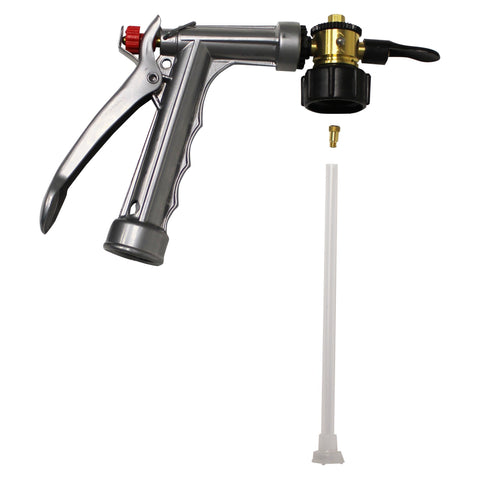 Chapin G364 anti-siphon feature prevents backflow during use.