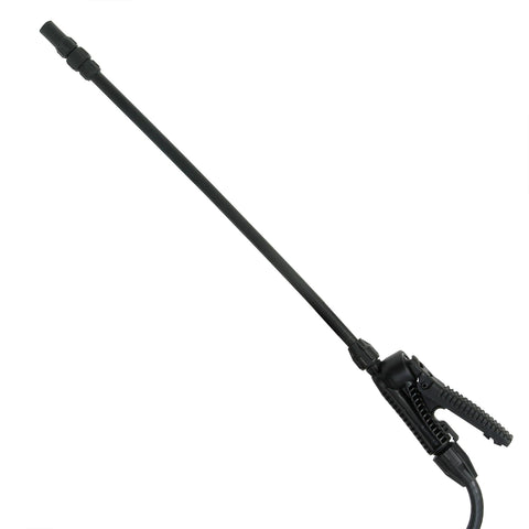Chapin SureSpray ergonomic pump handle enables steady application for garden tasks.