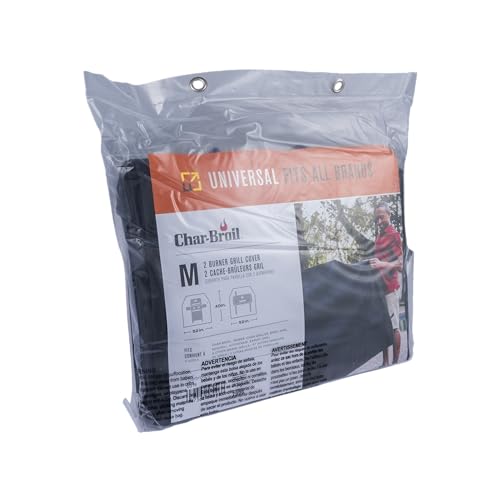 Char-Broil 2-Burner Basic Grill Cover sealed seams resist water