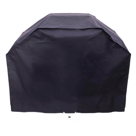 Char-Broil 2-Burner Basic Grill Cover side view protects grills from weather