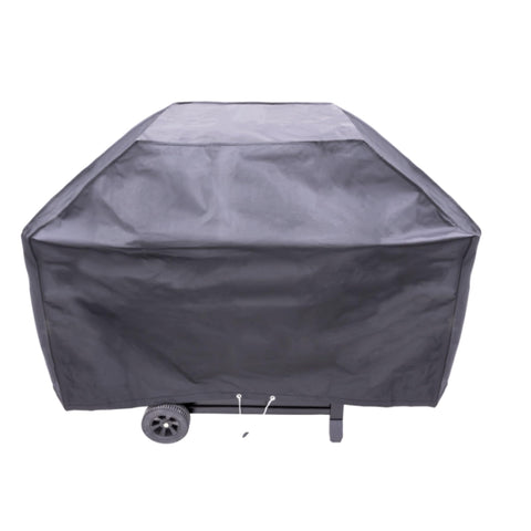 Char-Broil 300D polyester with PVC outer coating provides weather-ready protection.