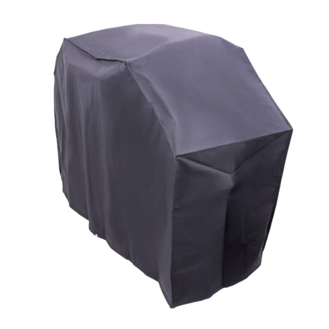 Char-Broil heavy-duty cover texture close-up shows durable polyester with PVC coating.