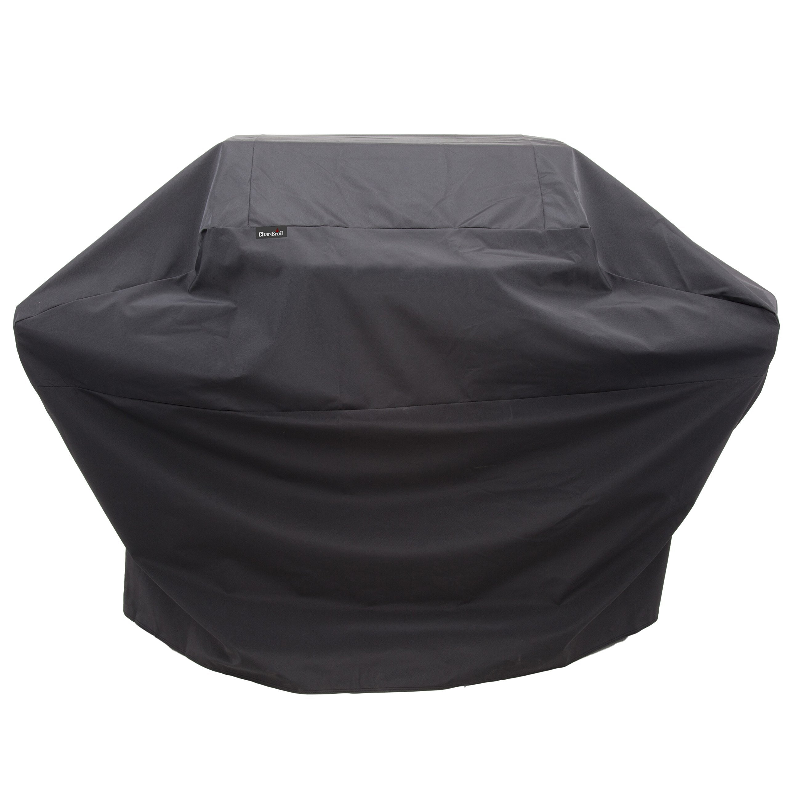 Char-Broil Performance grill cover front view protects a 72-inch grill from rain and sun.