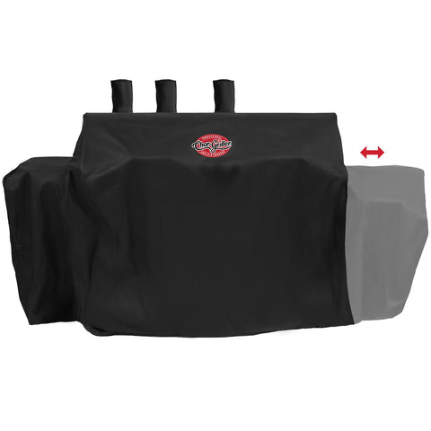 Char-Griller 5050 Duo cover durability guards against fading and tearing.