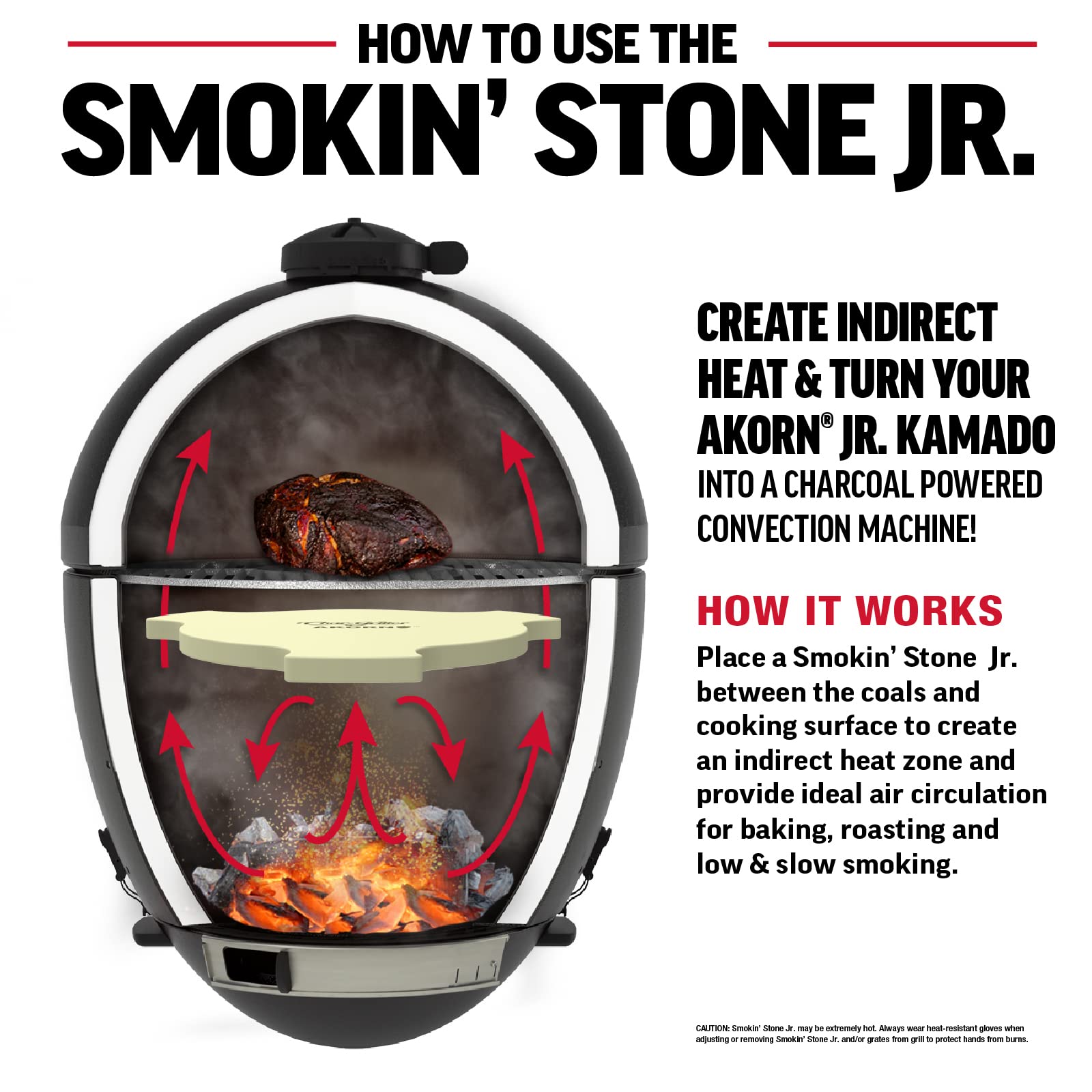 Great for low-and-slow smoking of meats with preserved moisture