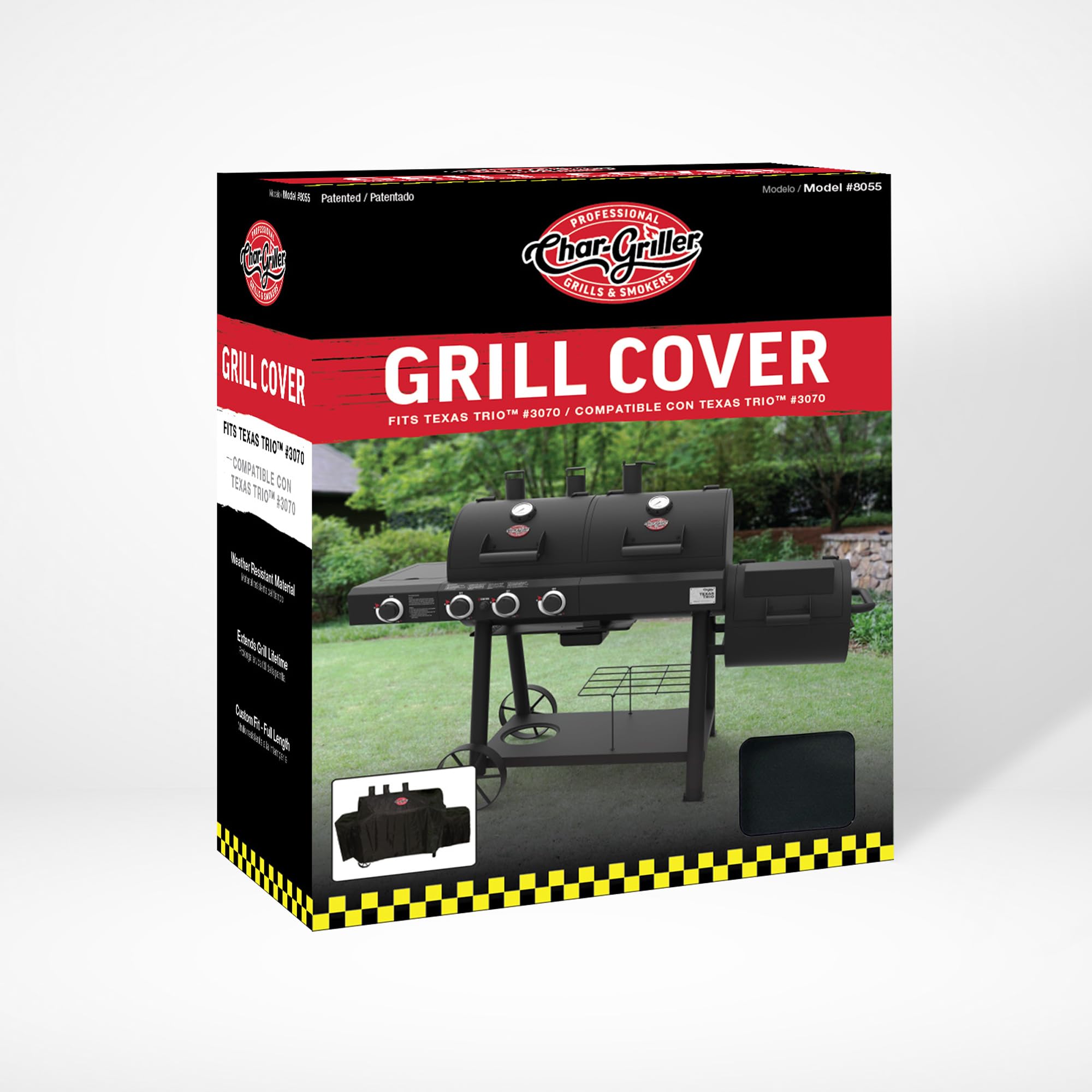 Char-Griller Texas Trio cover is lightweight yet durable and easy to slip on