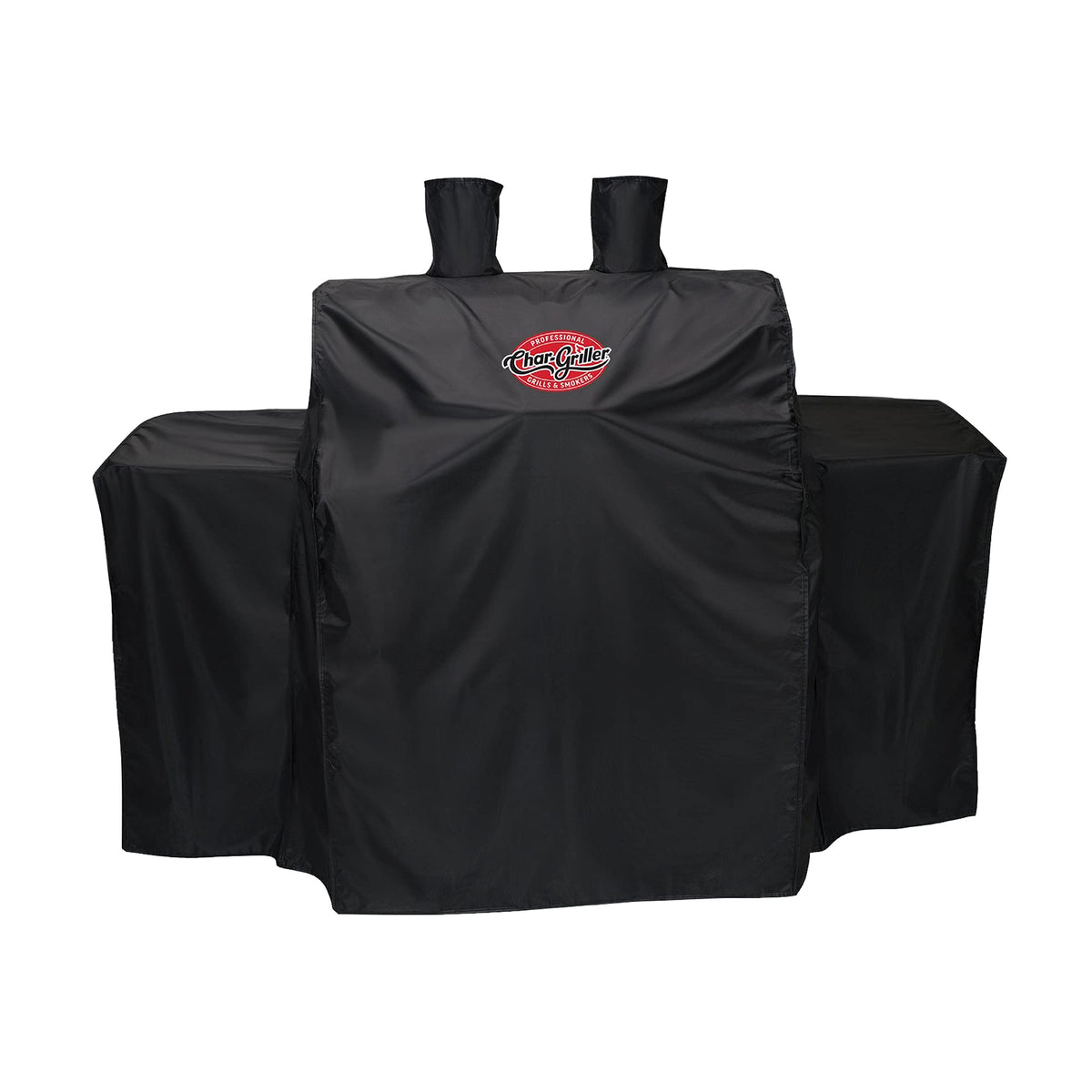 Char-Griller universal 3-burner cover: full overview with all-weather protection.