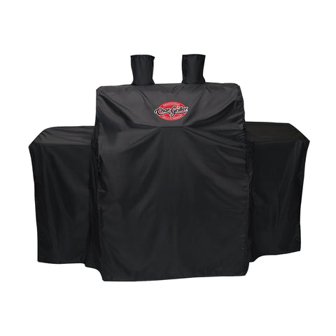 Char-Griller universal 3-burner cover: full overview with all-weather protection.