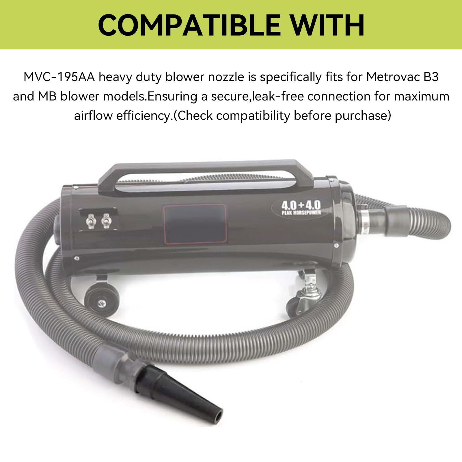 Ergonomic grip on the CHAR YONG nozzle reduces fatigue during cleaning tasks.
