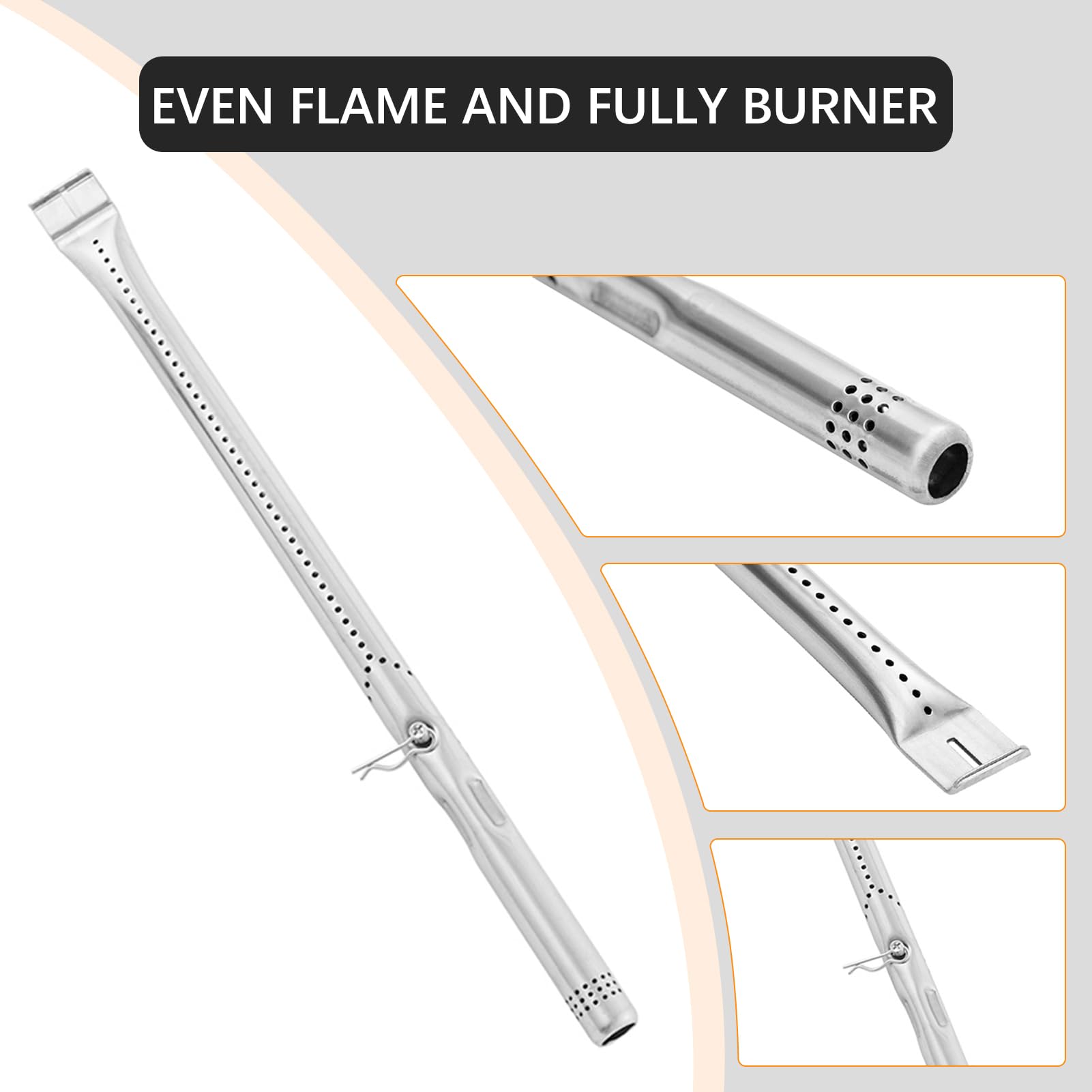 Charbrofire ceramic igniter electrode ensures reliable start-up.