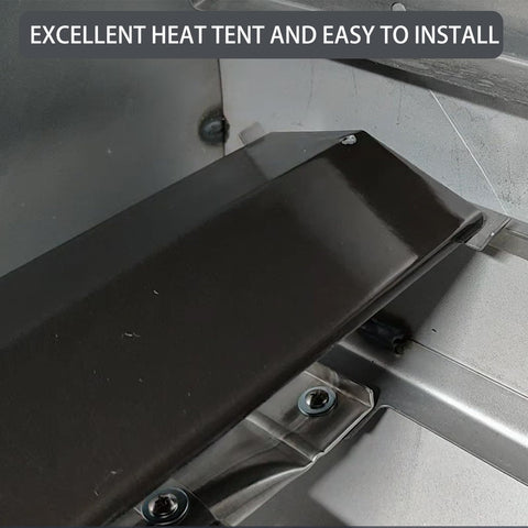 Charbrofire easy-clean porcelain enamel surface keeps grill maintenance simple.