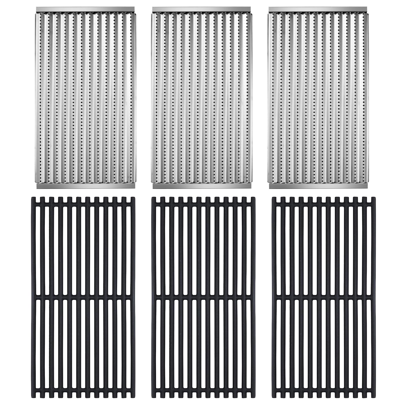 Charbrofire emitter plates for Tru Infrared grills boost heat retention and even cooking.