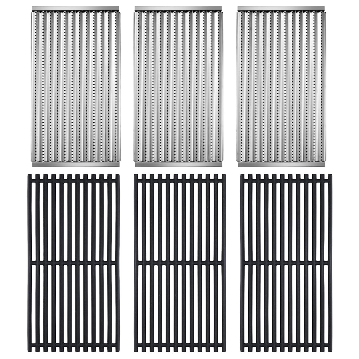 Charbrofire emitter plates for Tru Infrared grills boost heat retention and even cooking.