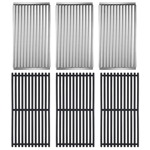 Charbrofire emitter plates for Tru Infrared grills boost heat retention and even cooking.