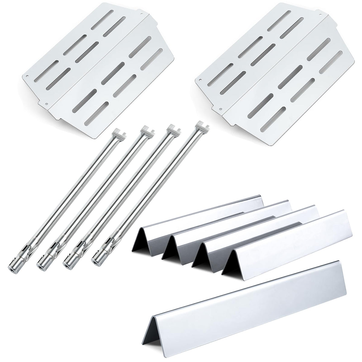 Charbrofire Genesis E-330 burner tubes 4-pack for durable heat distribution.