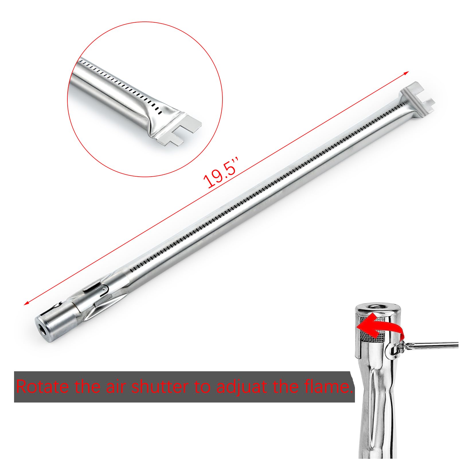 Charbrofire Genesis E-330 stainless steel close-up emphasizes durability.