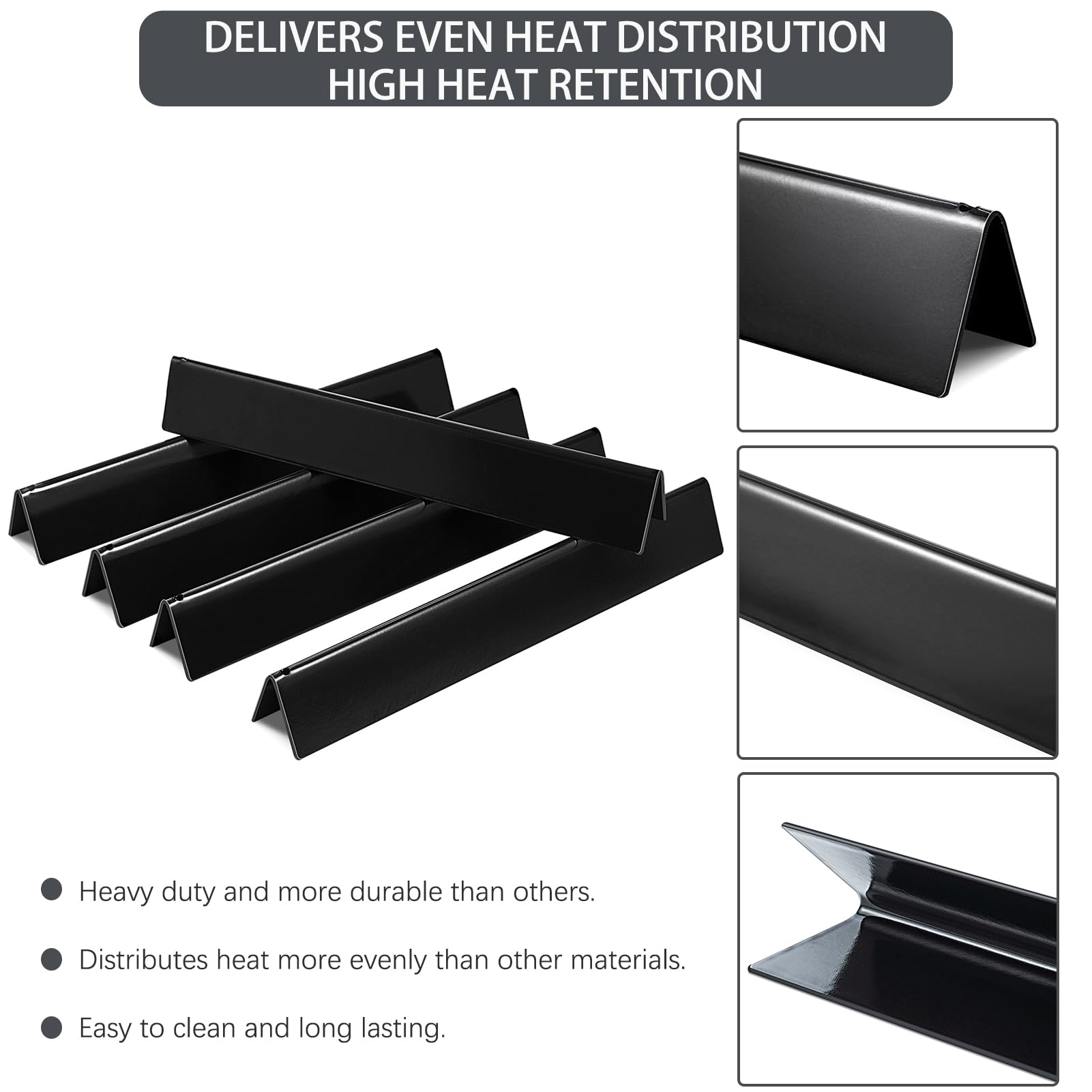 Charbrofire Genesis E-330 main burner tubes ensure reliable ignition.