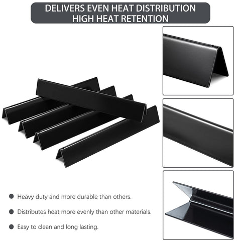 Charbrofire Genesis E-330 main burner tubes ensure reliable ignition.