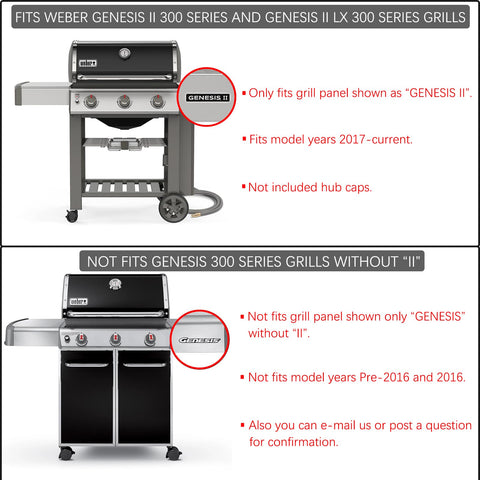 Charbrofire Genesis II flavorizer bars fit 300-series as replacement parts.