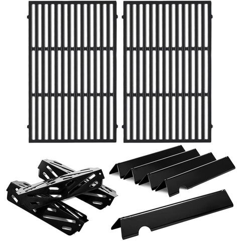 Charbrofire Genesis II grates closeup shows durable enamel coating for even heat