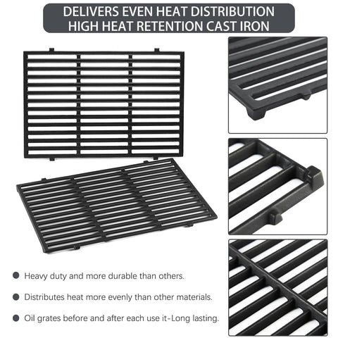 Charbrofire Genesis II dimensions indicate 18.75 by 13.25 inches per grate