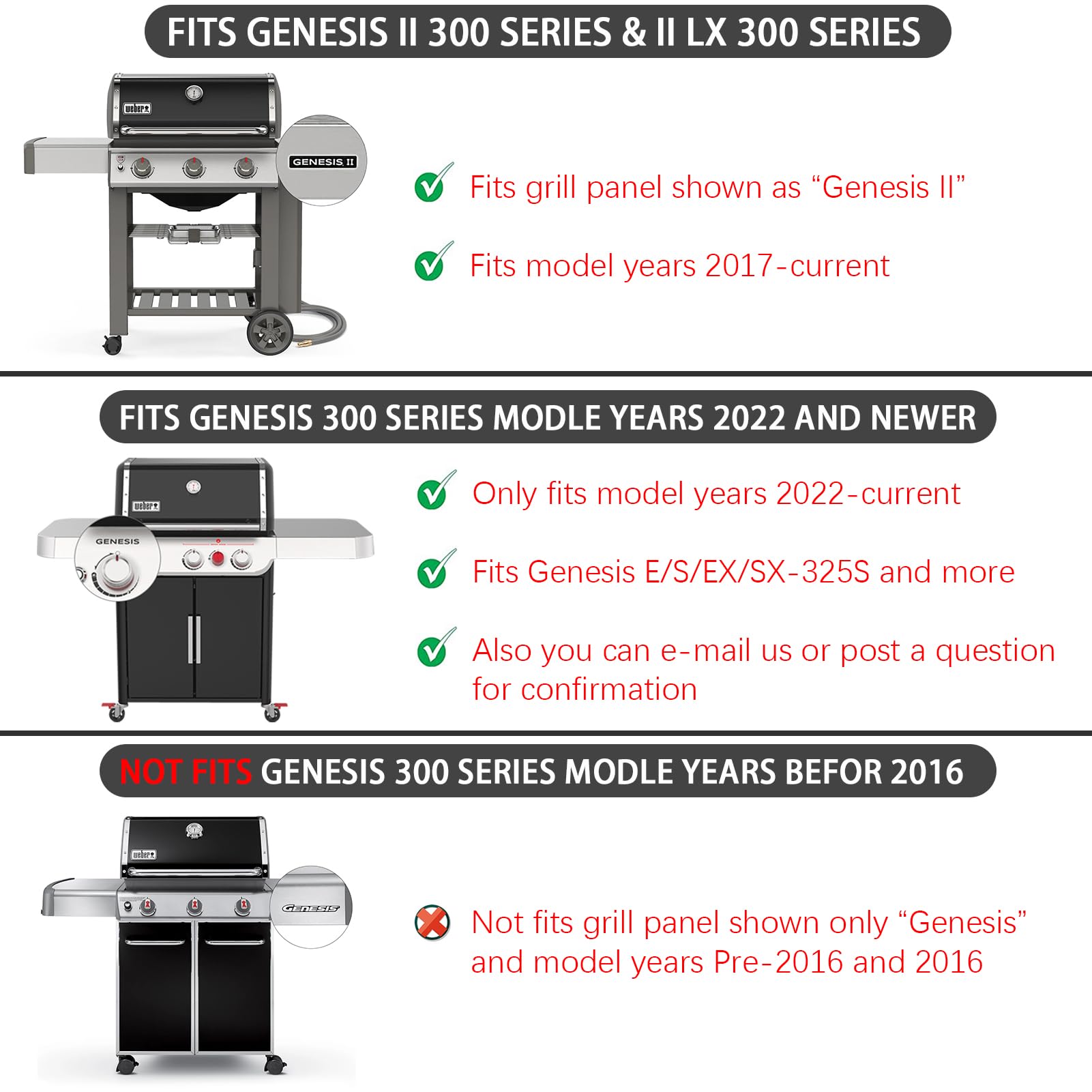 Charbrofire Genesis II grate fit ensures precise replacement alignment