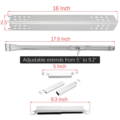 Charbrofire heat shield for 4-burner grills protects and preserves heat efficiency.