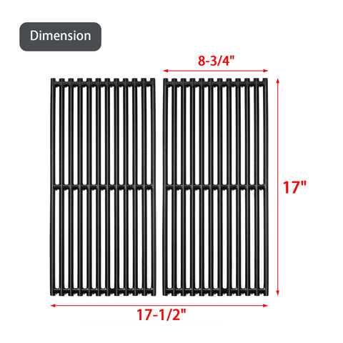 Charbrofire heavy-duty cooking grate with matte enamel finish for longevity