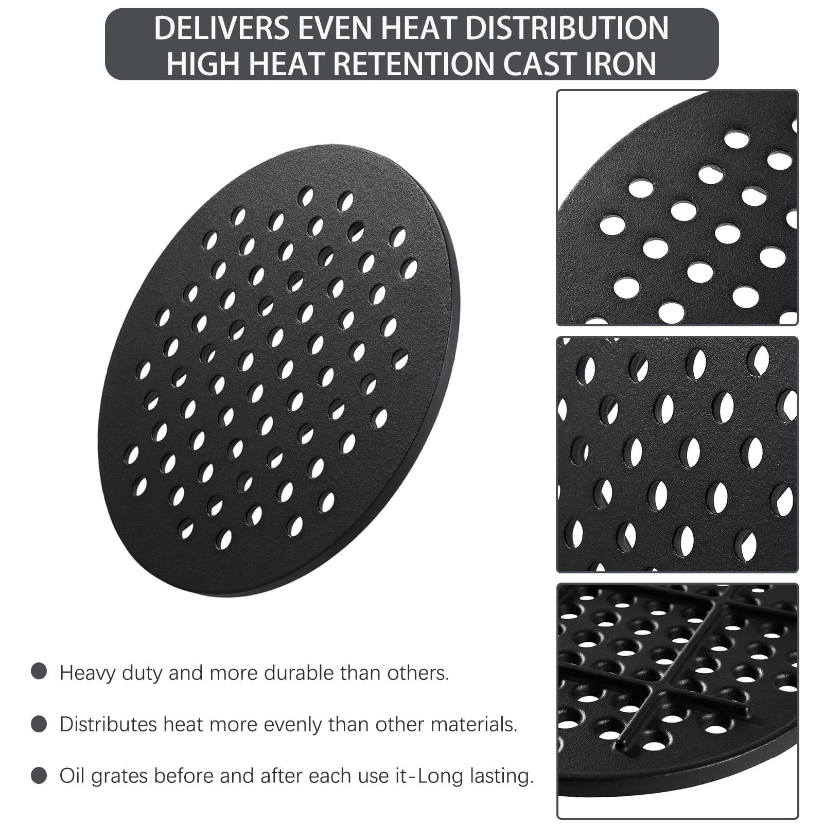 Charbrofire KJ-MFG23 heat distribution design supports faster, more even grilling results.