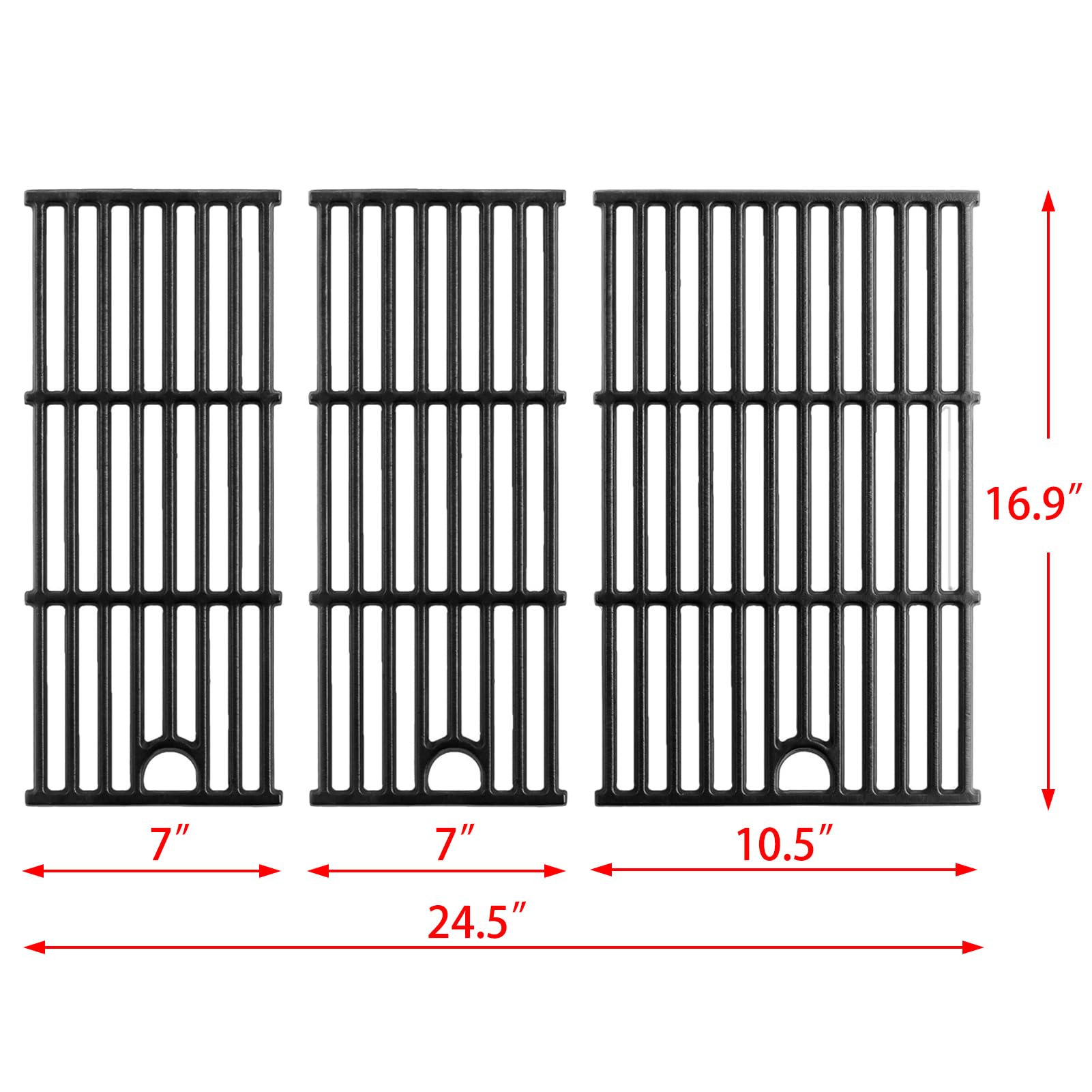 Charbrofire large grate 17x10.5 inches designed for even cooking and searing.