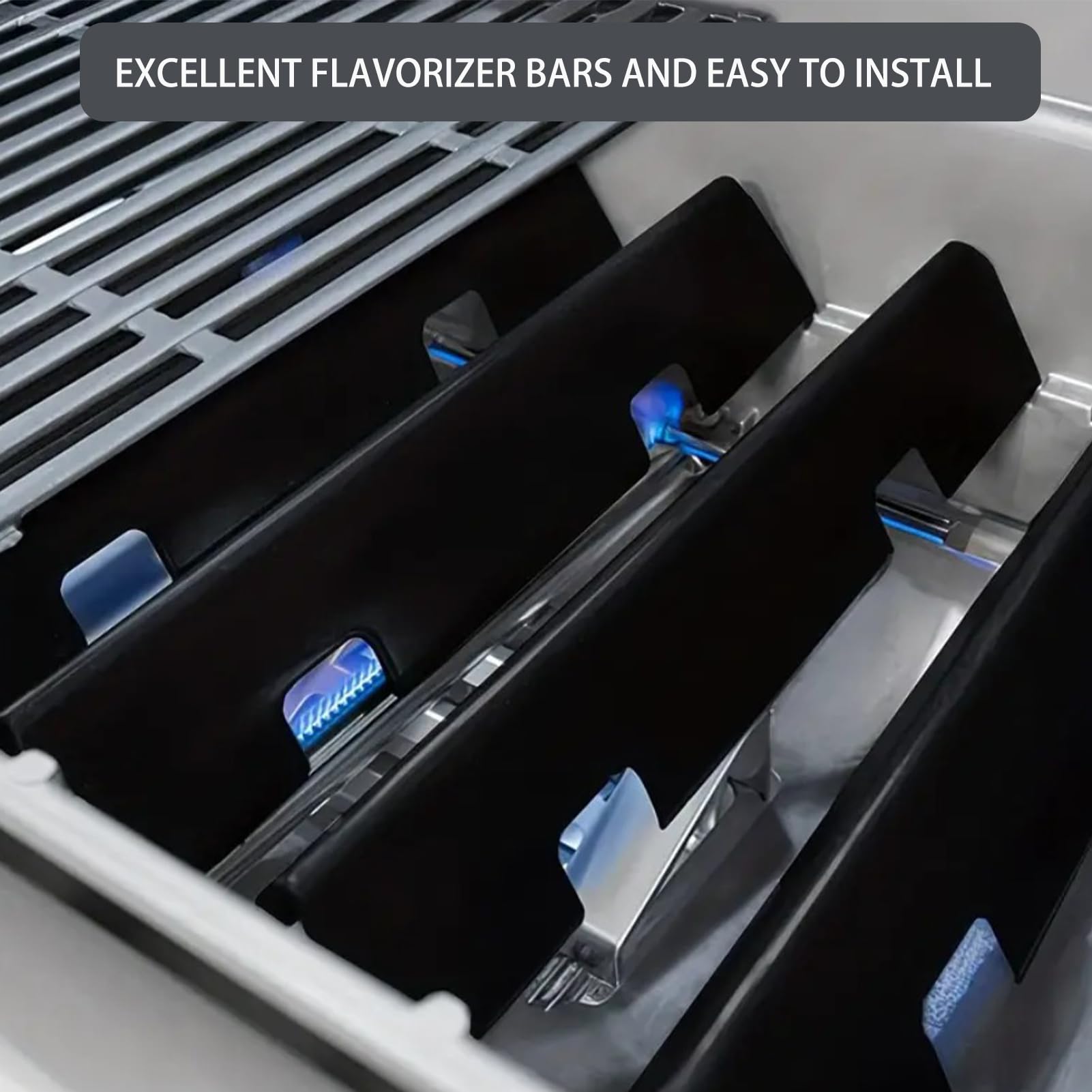 Charbrofire Spirit flavorizer bars delivering smoky flavor and even cooking
