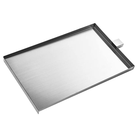 Charbrofire SUB025 drip tray 19.5-inch, durable stainless steel for easy grease management.